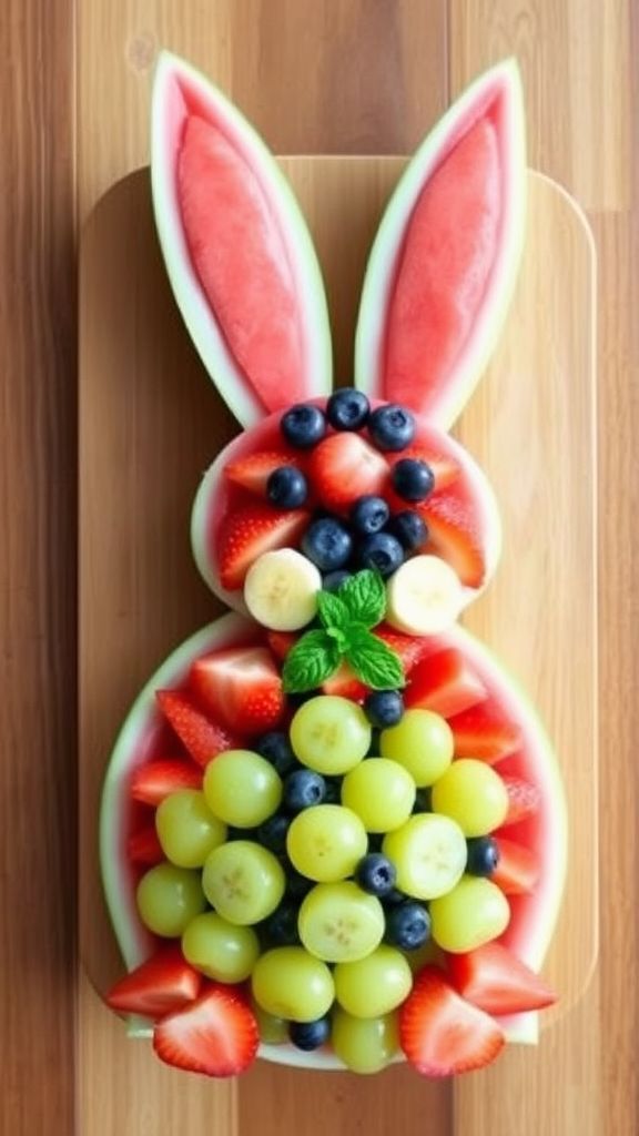 Easter Bunny Fruit Platter