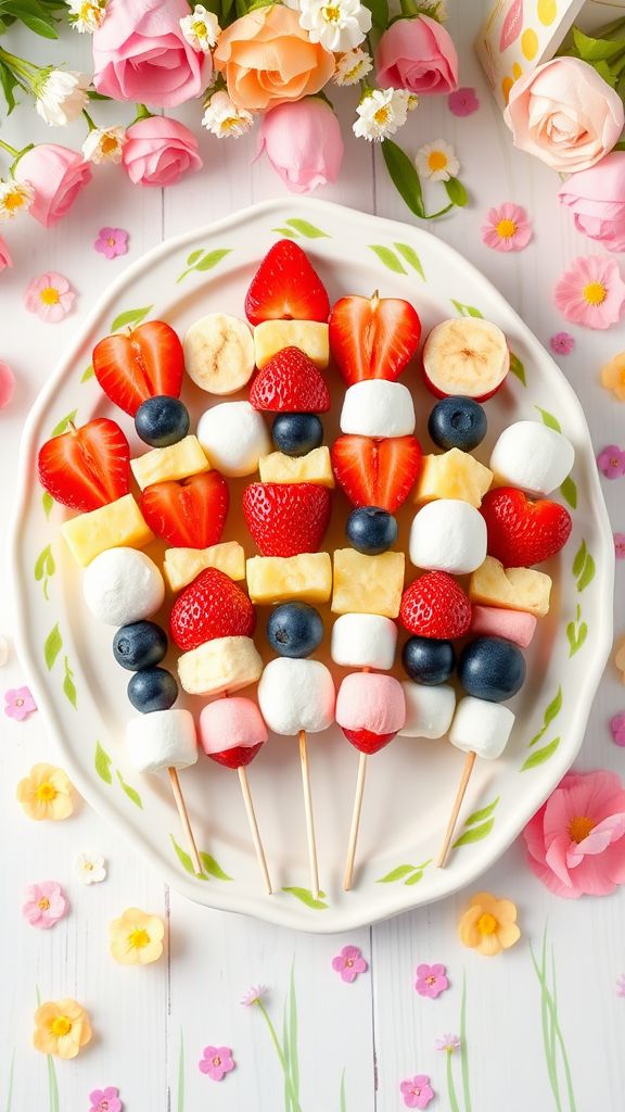 Easter Egg Fruit Kabobs