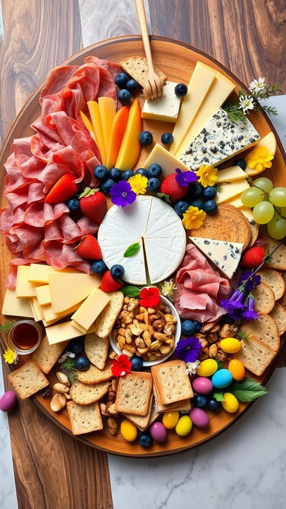 Easter Eggstravaganza Cheese Board  