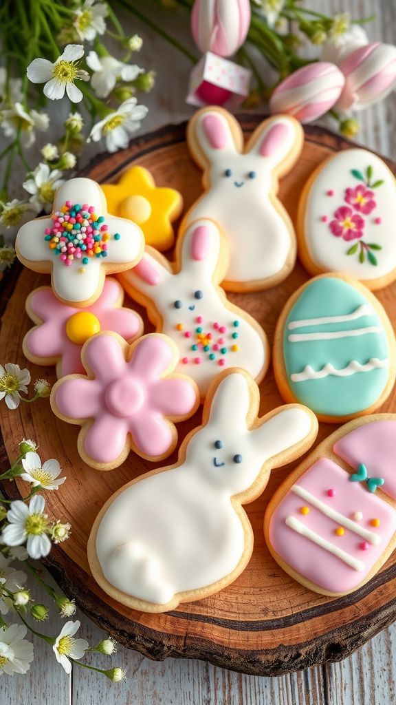 Festive Spring Sugar Cookies  