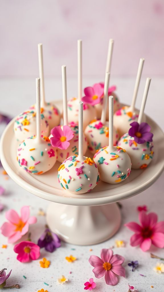 Floral Fantasy Cake Pops  