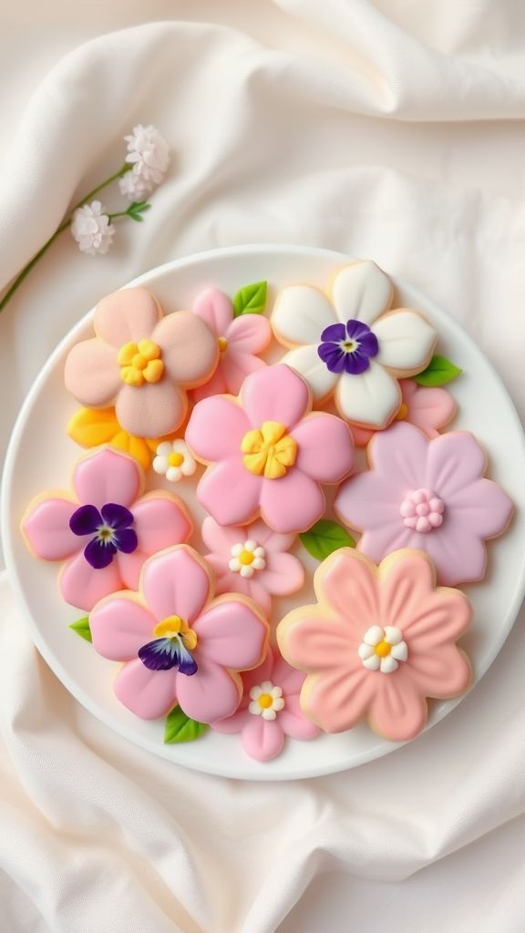 Floral Fantasy Sugar Cookies  