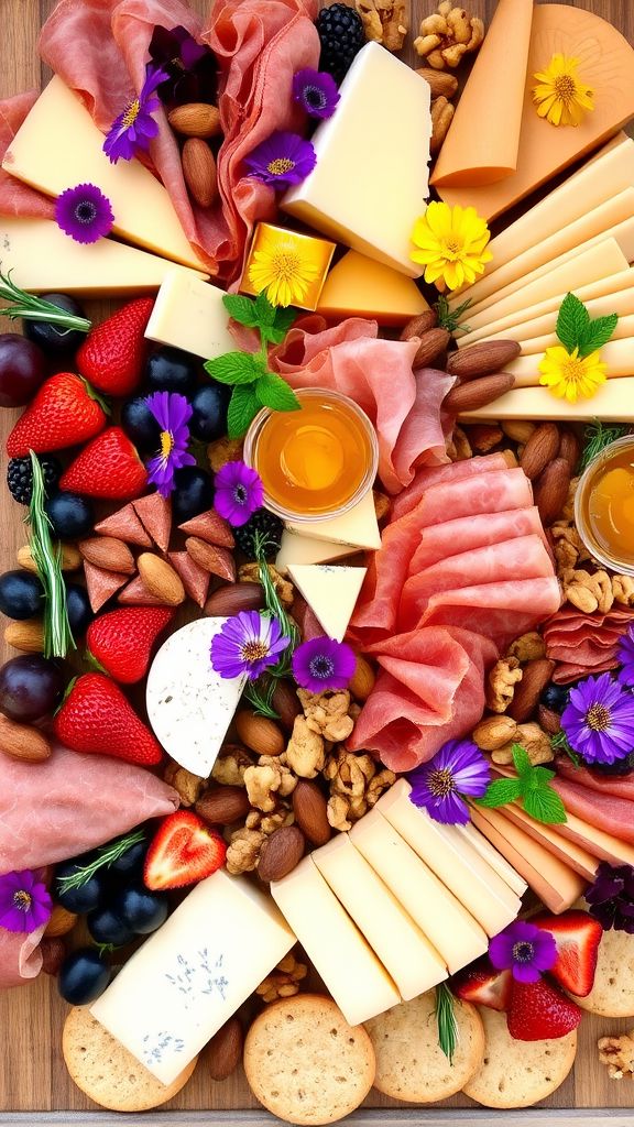 Floral Feast Charcuterie Collection  