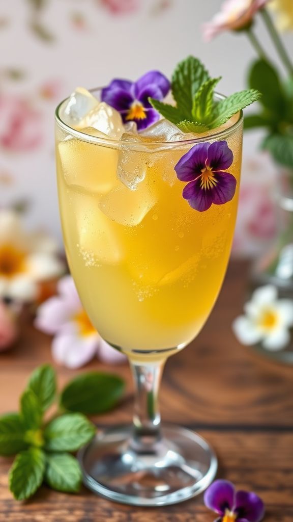 Floral Fizz Delight  