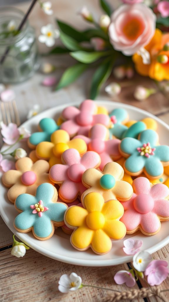 Flower Power Sugar Cookies  