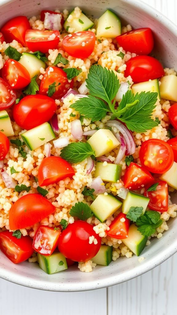 Fresh Herb and Lemon Couscous Salad