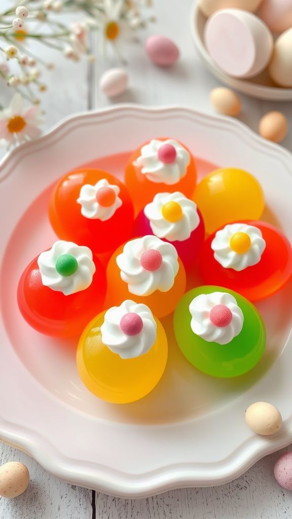 Fruity Easter Jello Eggs  