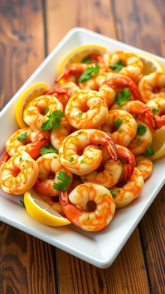 Garlic Butter Shrimp Bites  