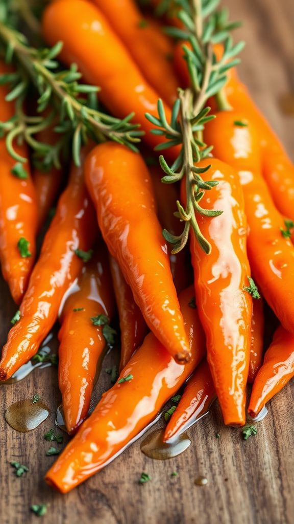 Glazed Baby Carrots with Thyme