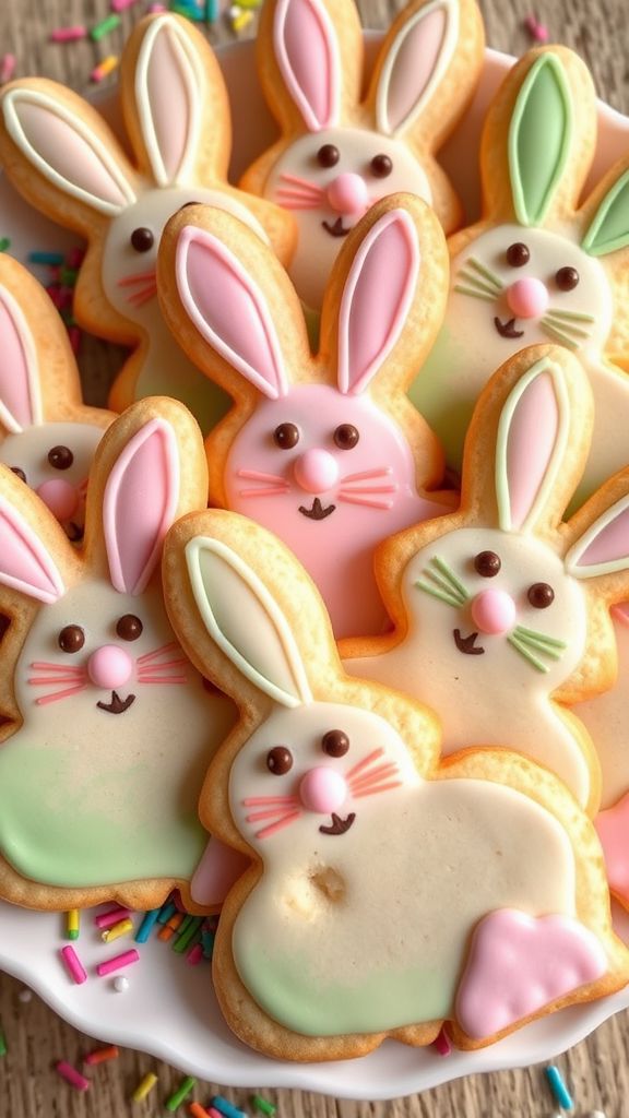 Happy Hoppy Rabbit Cookies  