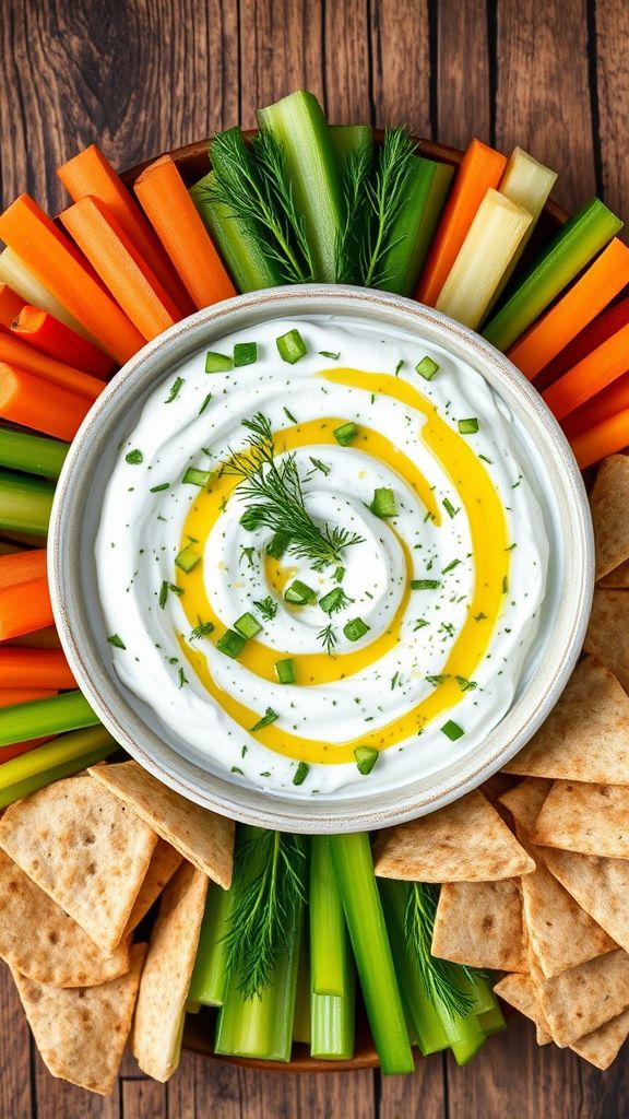 Herbed Yogurt and Cucumber Dip