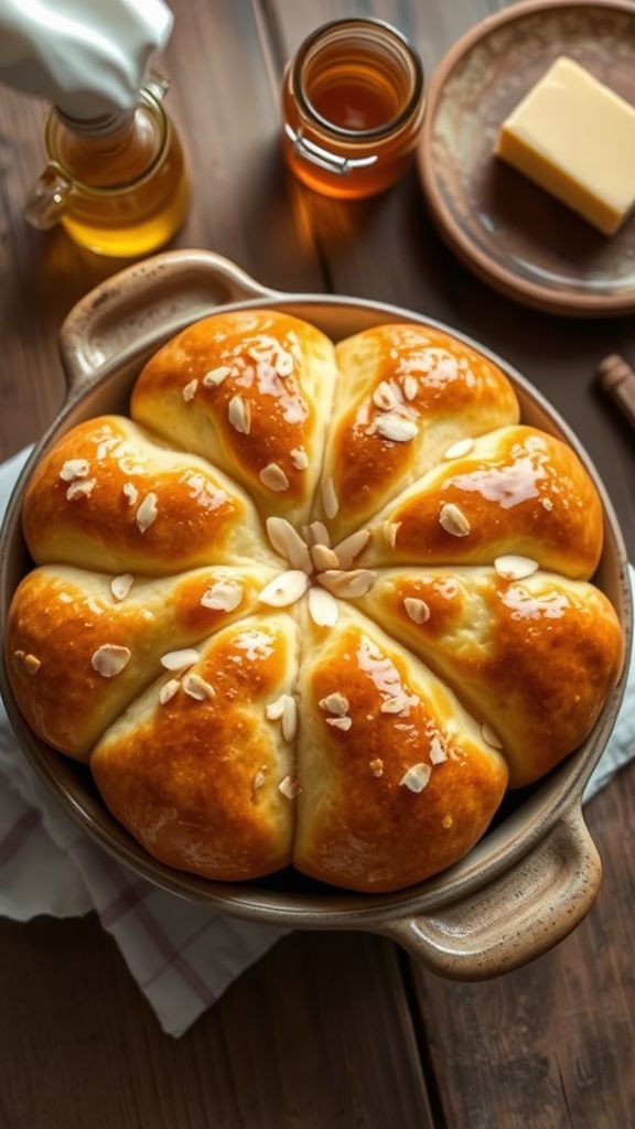 Honey Almond Blossom Bread