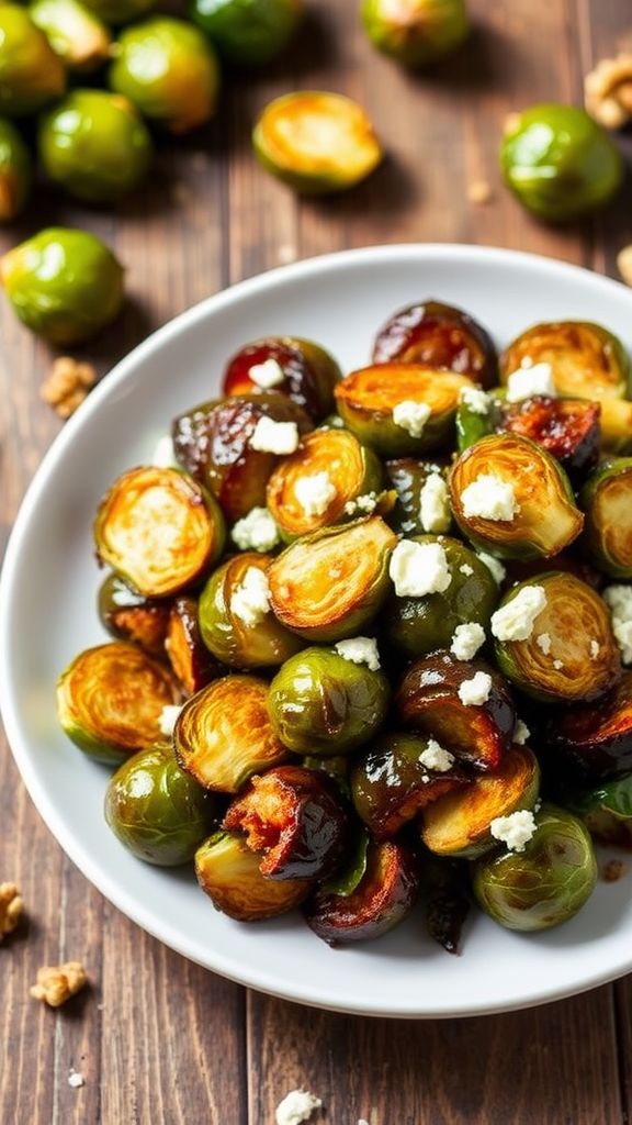 Honey-Balsamic Roasted Brussels Sprouts