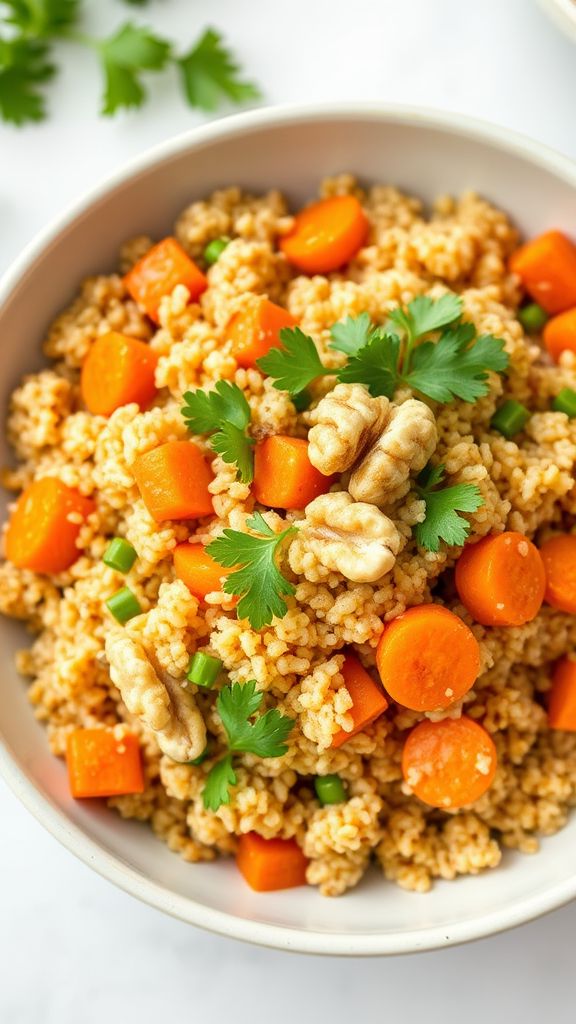 Honey Glazed Carrot and Quinoa Salad