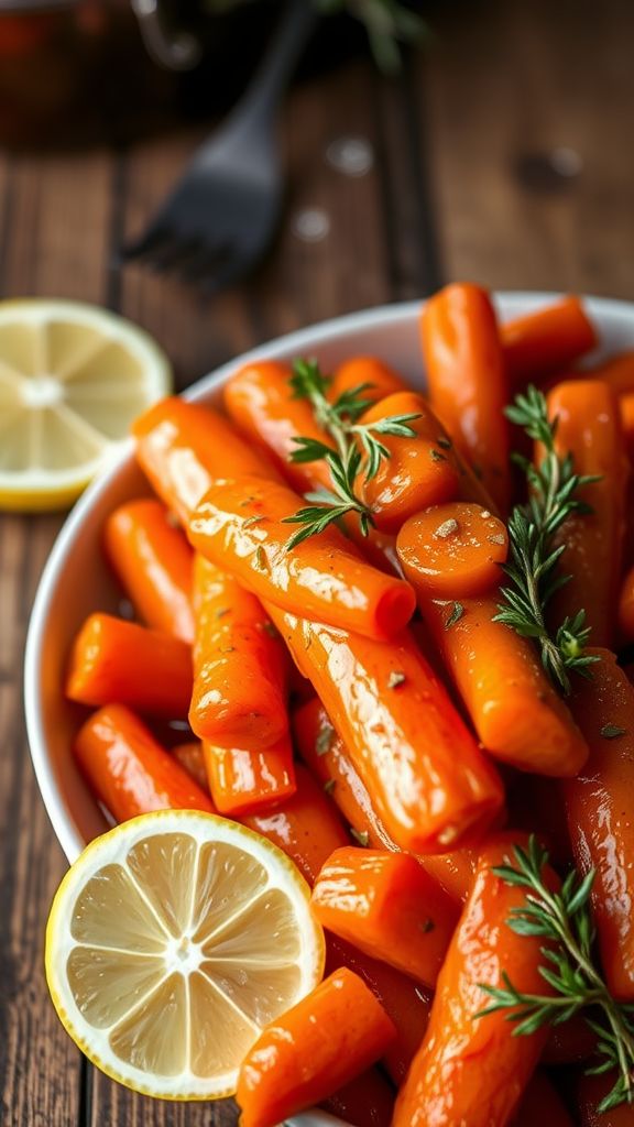 Honey-Glazed Carrots with Thyme