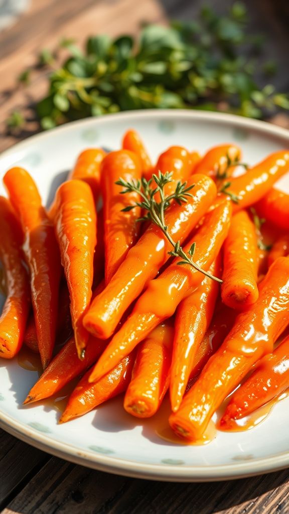 Honey Glazed Carrots with Thyme