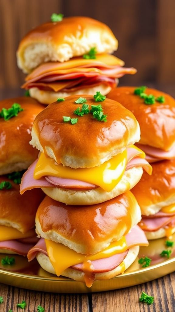 Honey-Glazed Ham Sliders