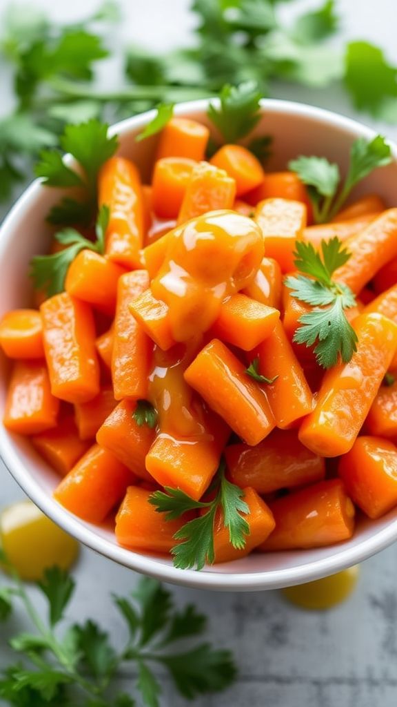 Honey Mustard Glazed Carrot Salad