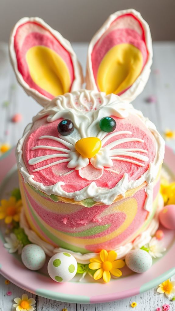 Hoppy Easter Bunny Cake Delight