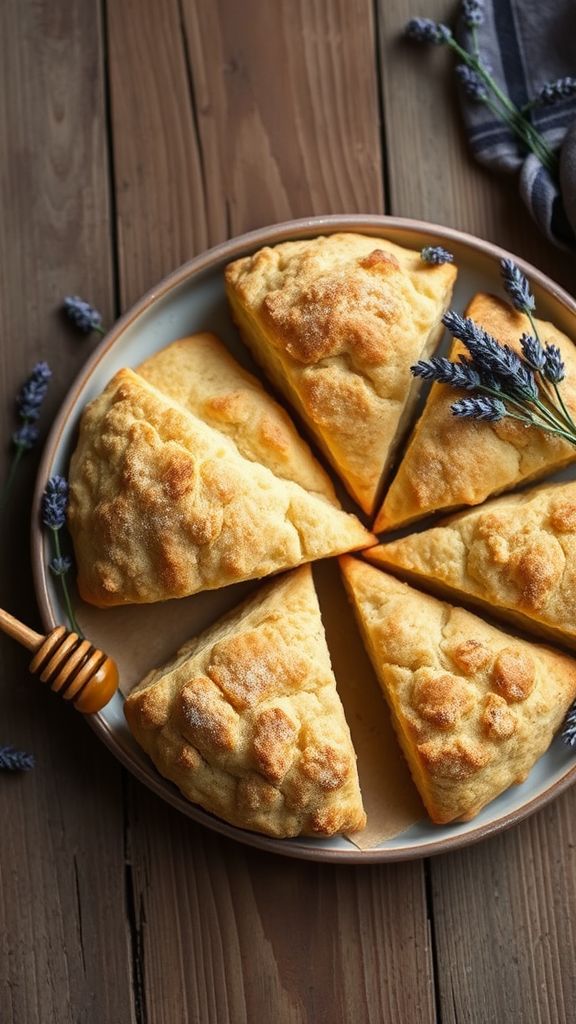 Lavender Honey Scones