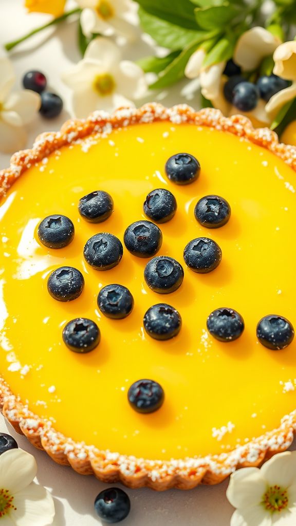 Lemon Blueberry Tart  