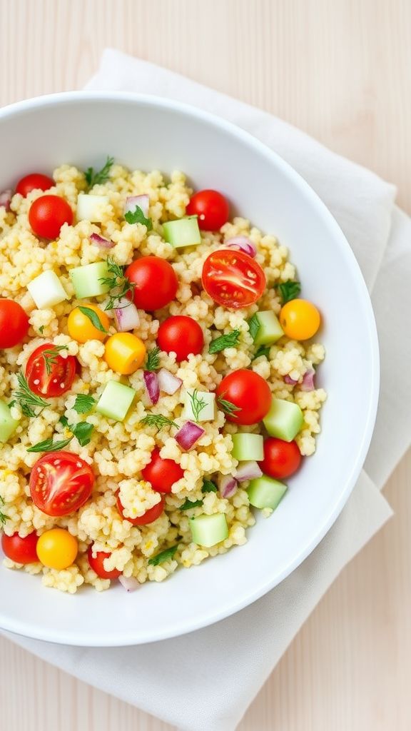 Lemon Dill Couscous Salad