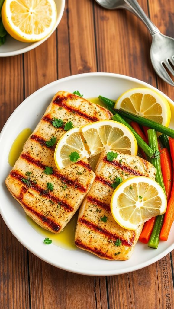 Lemon Herb Grilled Tilapia  