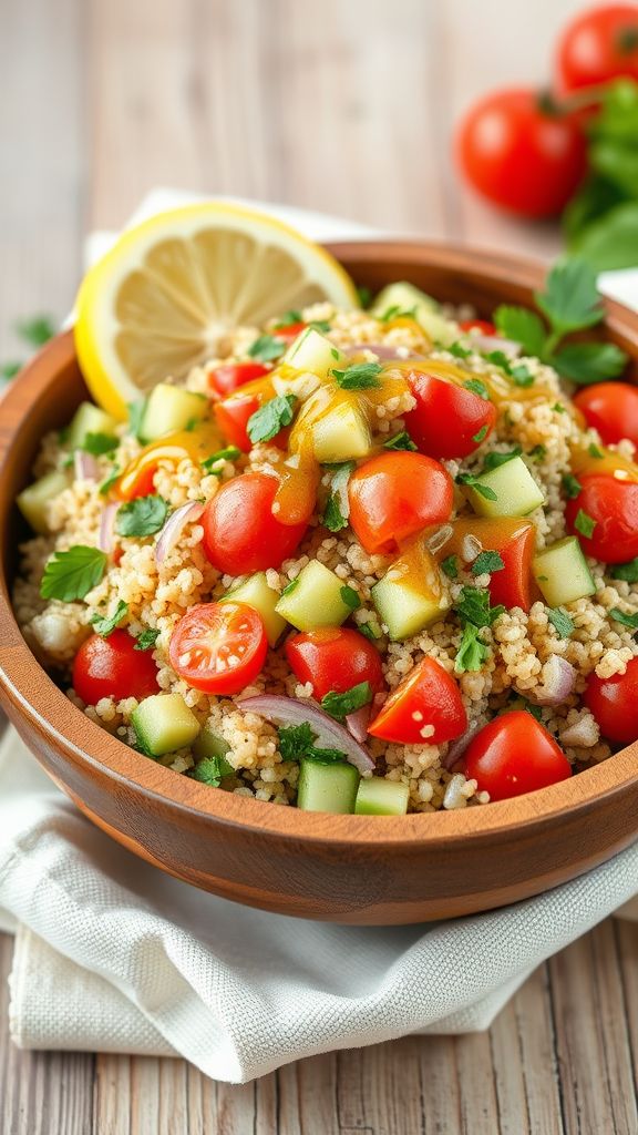 Lemon Herb Quinoa Salad