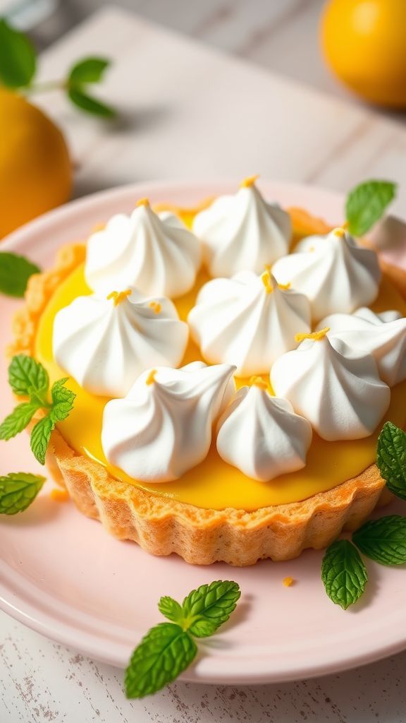 Lemon Meringue Nest Tart