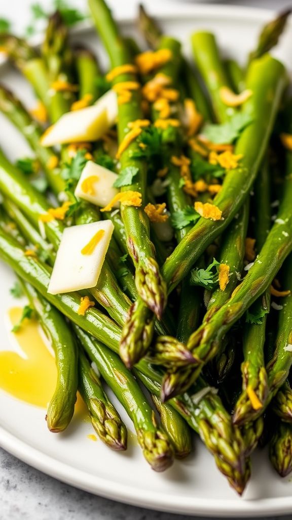 Lemon-Roasted Asparagus with Parmesan