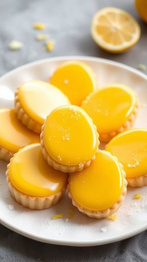 Lemon Zest Shortbread Eggs