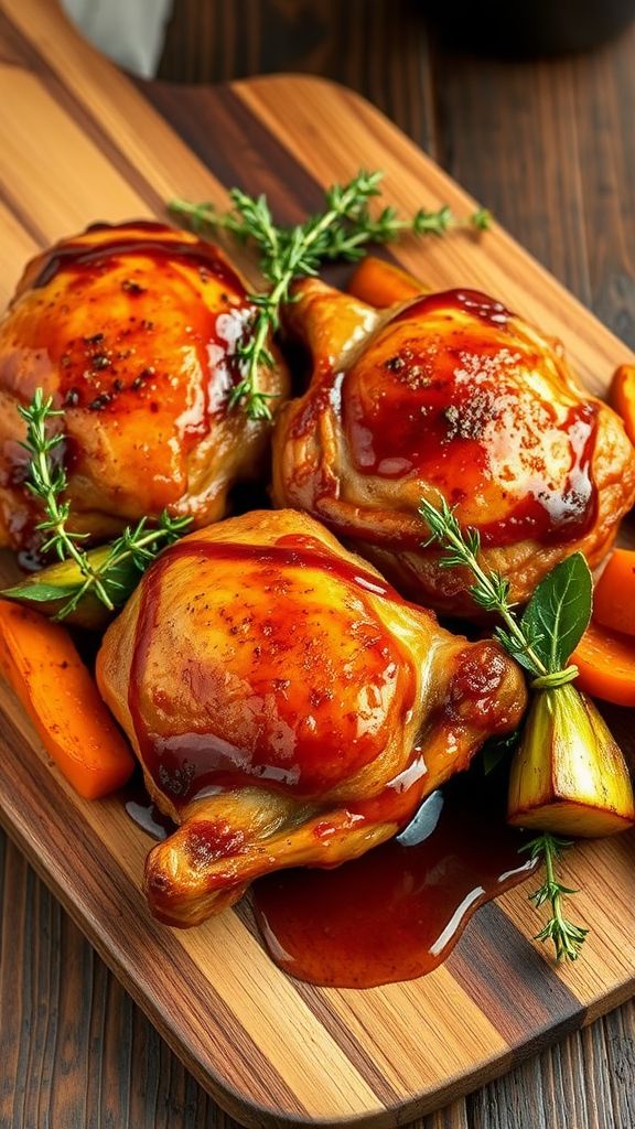 Maple Glazed Alice Springs Chicken Thighs