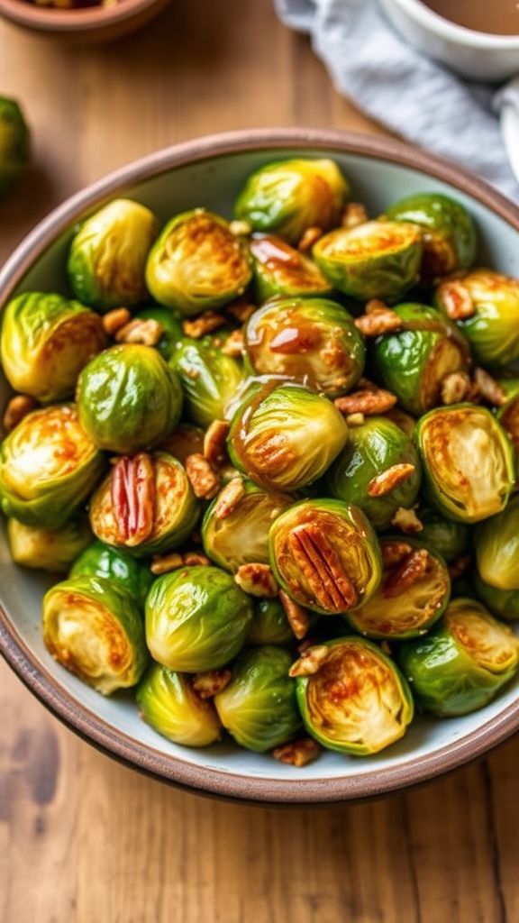 Maple-Roasted Brussels Sprouts