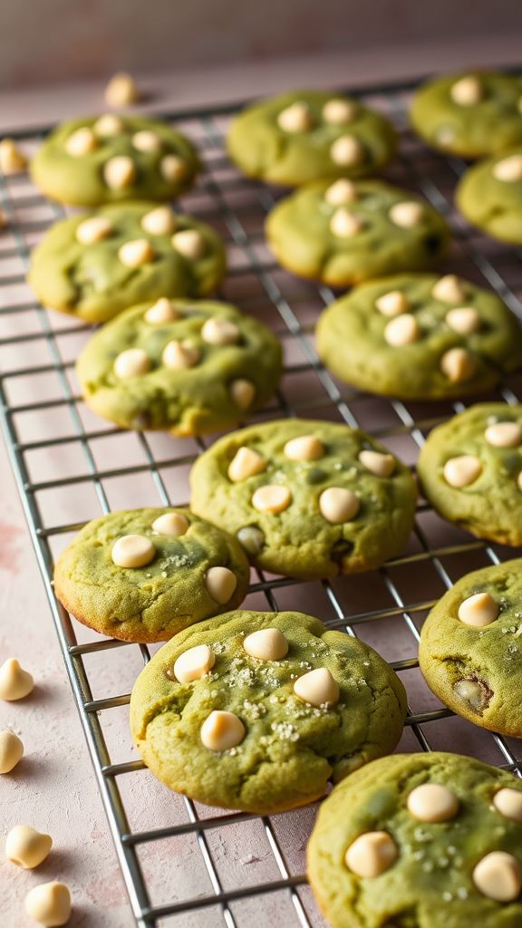 Matcha White Chocolate Cookies  