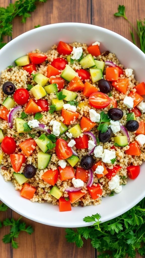 Mediterranean Quinoa Salad