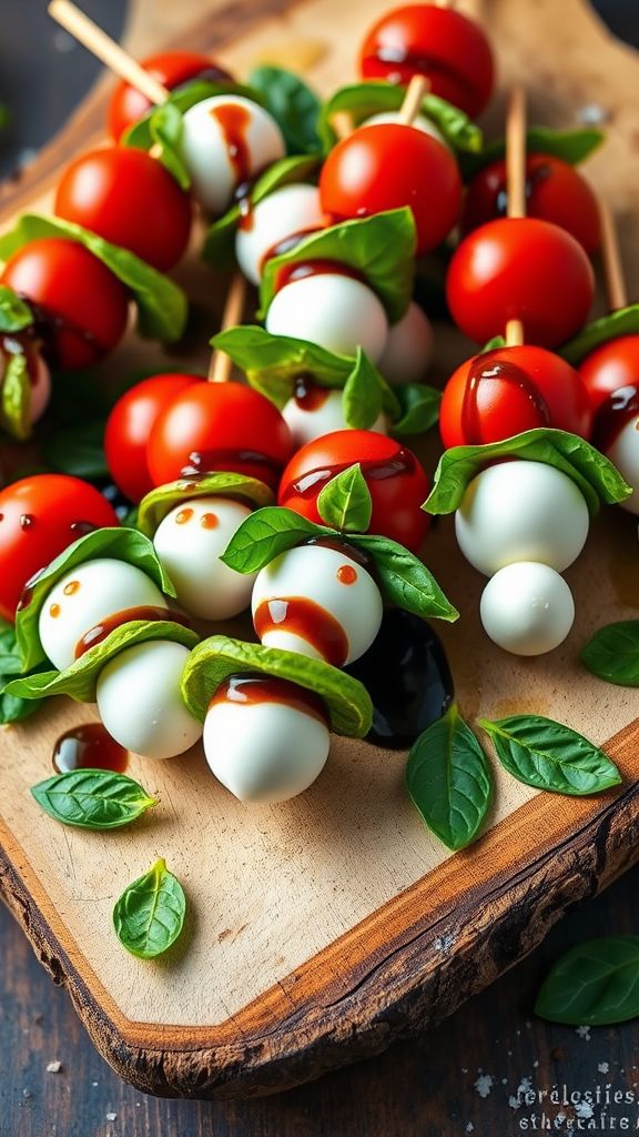 Mini Caprese Skewers  