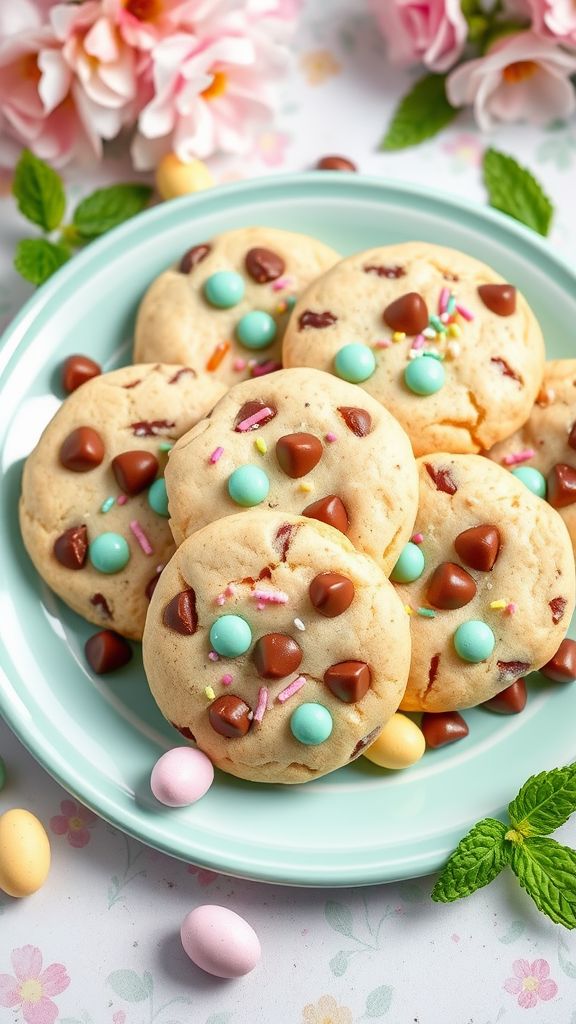 Mint Chocolate Chip Easter Delights