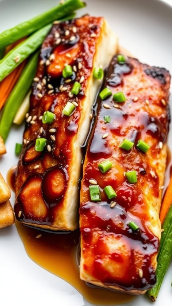 Miso Glazed Sea Bass  