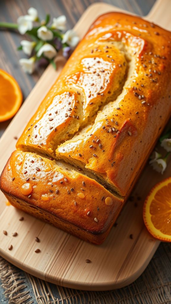 Orange Poppy Seed Loaf