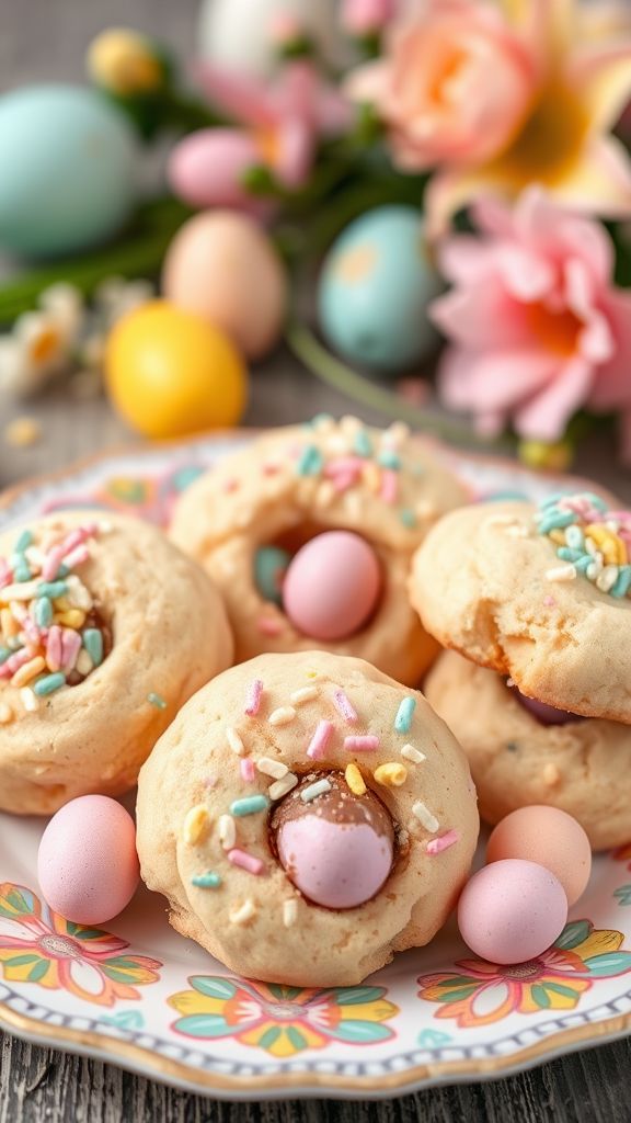 Pastel Egg Surprise Cookies  