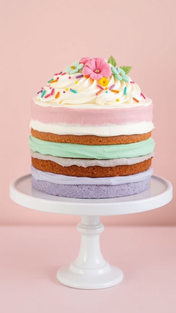 Pastel Layered Carrot Cake