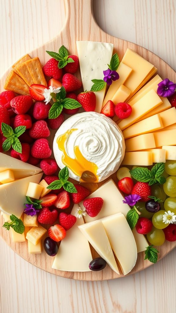 Pastel Palette Cheese Platter  