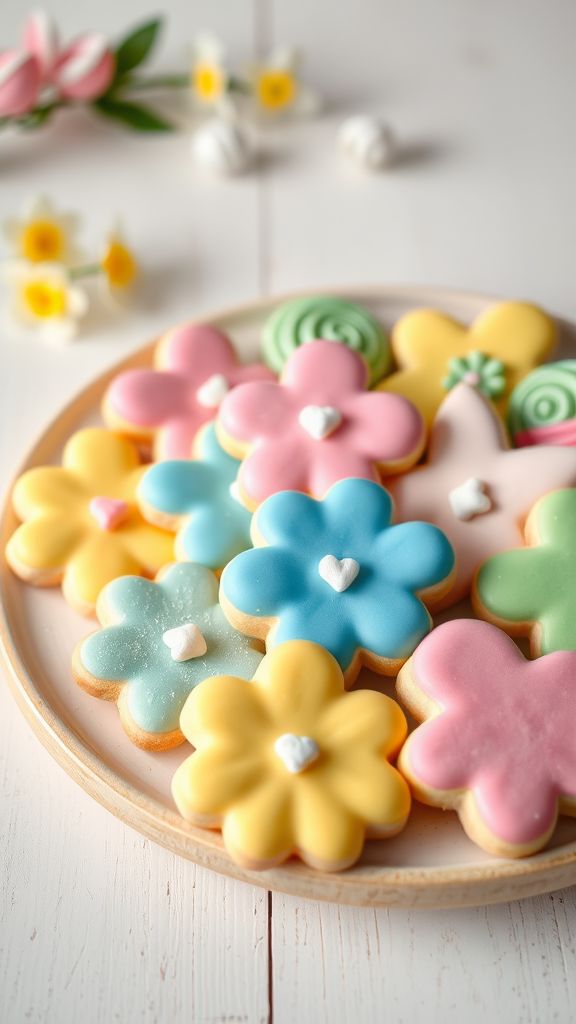 Pastel Paradise Sugar Cookies  