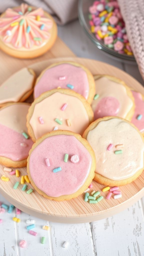 Pastel Perfection Sugar Cookies  