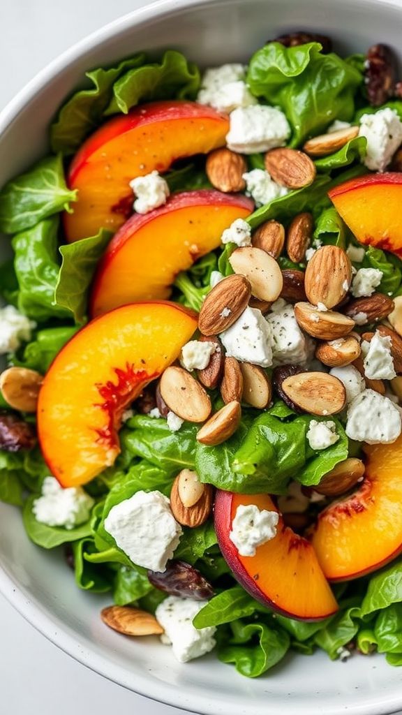 Peach and Poppy Seed Salad 