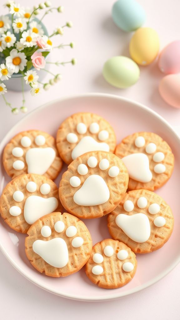 Peanut Butter Bunny Paw Prints