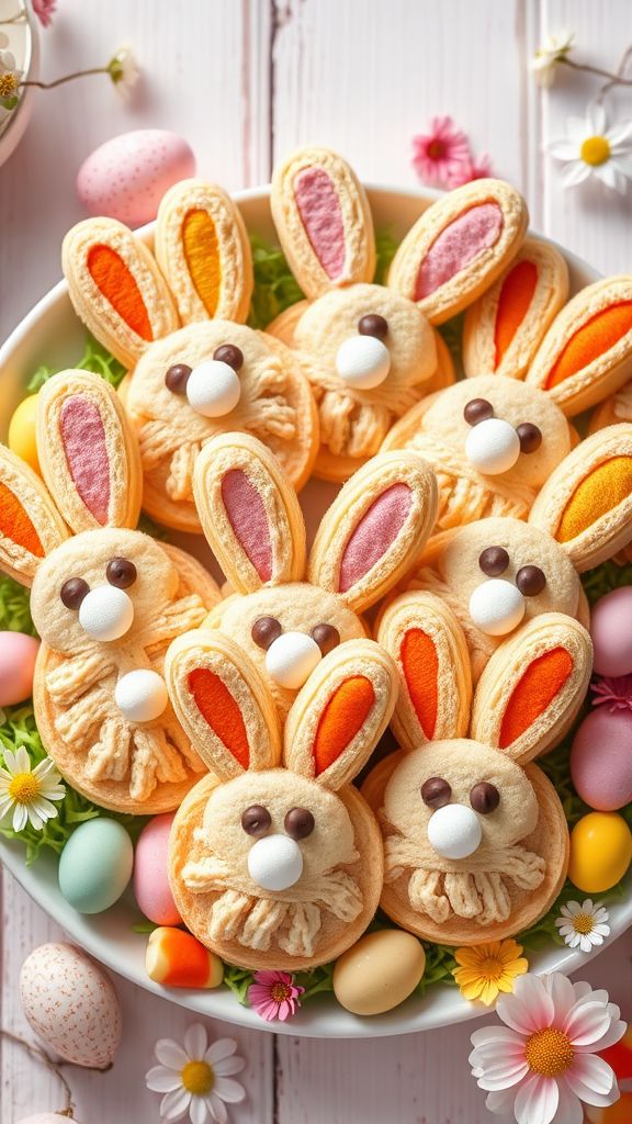 Peanut Butter Bunny Sandwiches