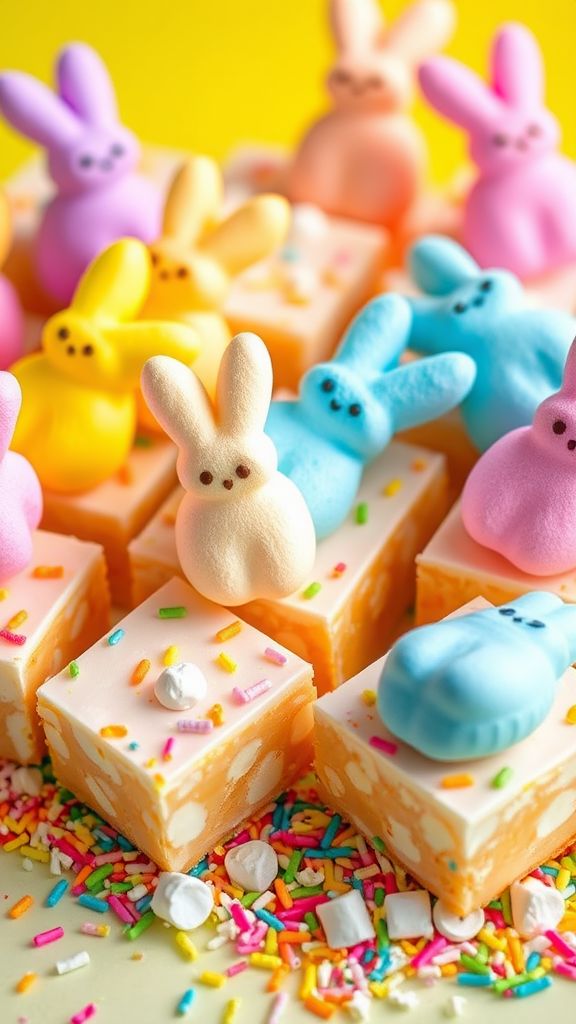 Peep-tastic Marshmallow Bars