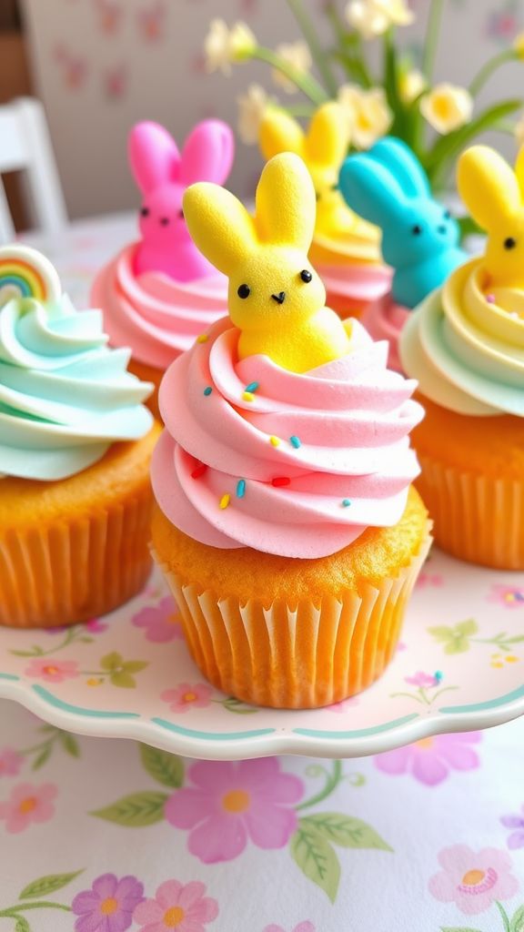 Peeps Paradise Cupcakes  