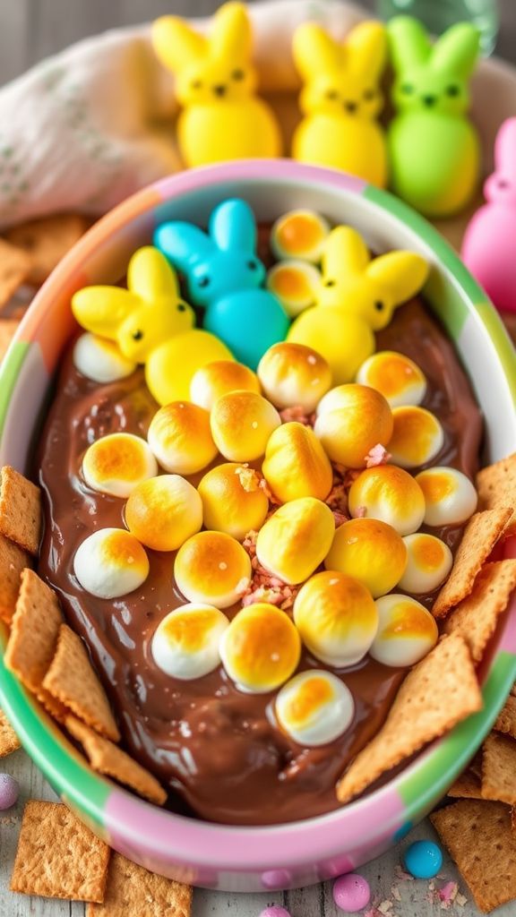 Peeps S'mores Dip  